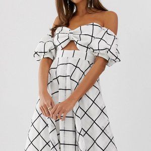 NEW Asos midi organza dress